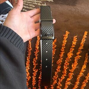 Nike Black Carbon Fiber Belt